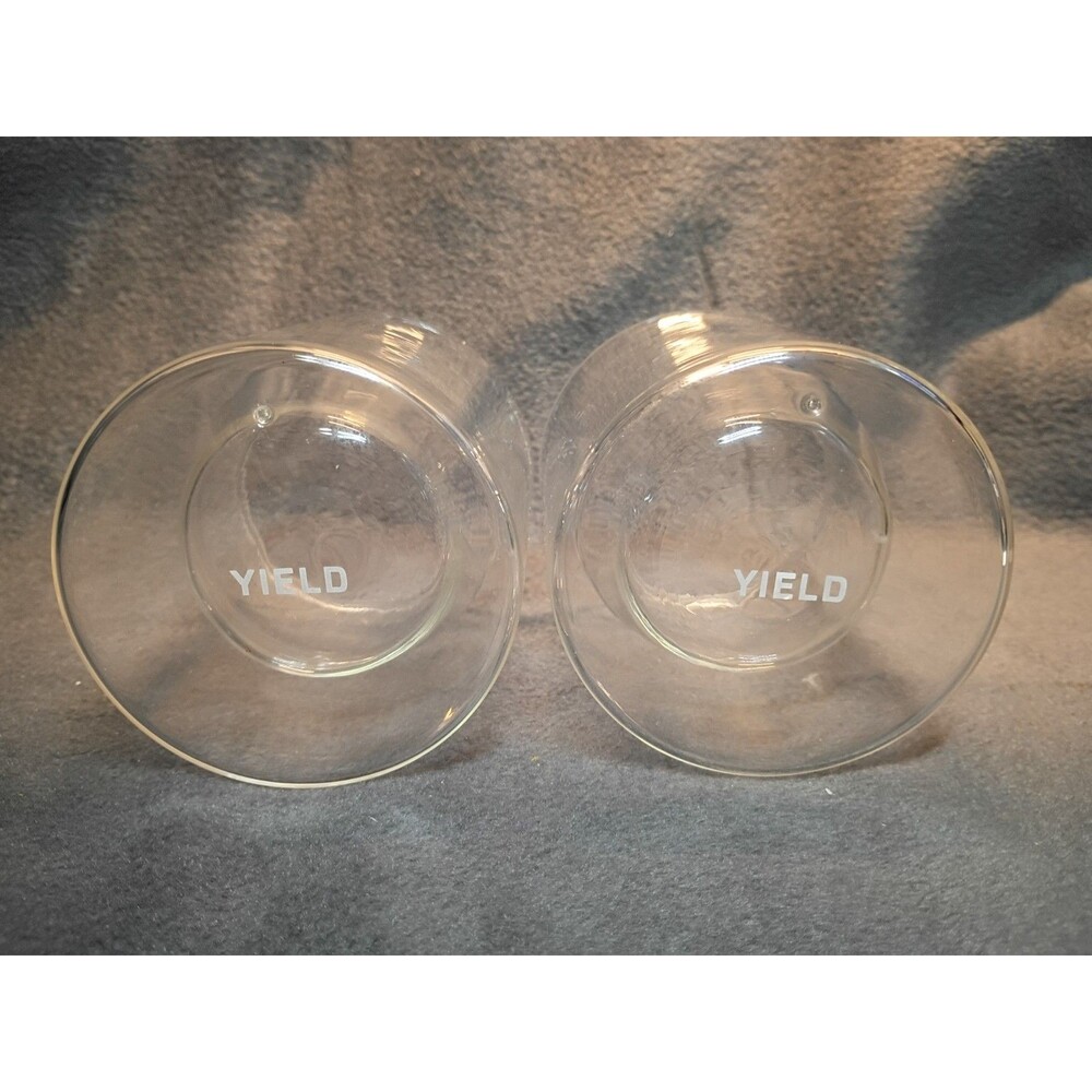 Set of 2 Yield Double Wall Borosilicate Glasses 6oz Insulated Coffee Tea Cups - Picture 8 of 13